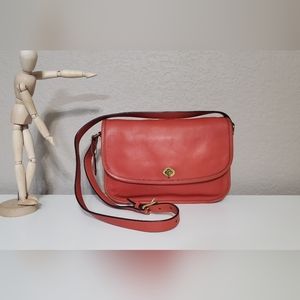 COACH CITY BAG VERMILLON LEATHER 19703